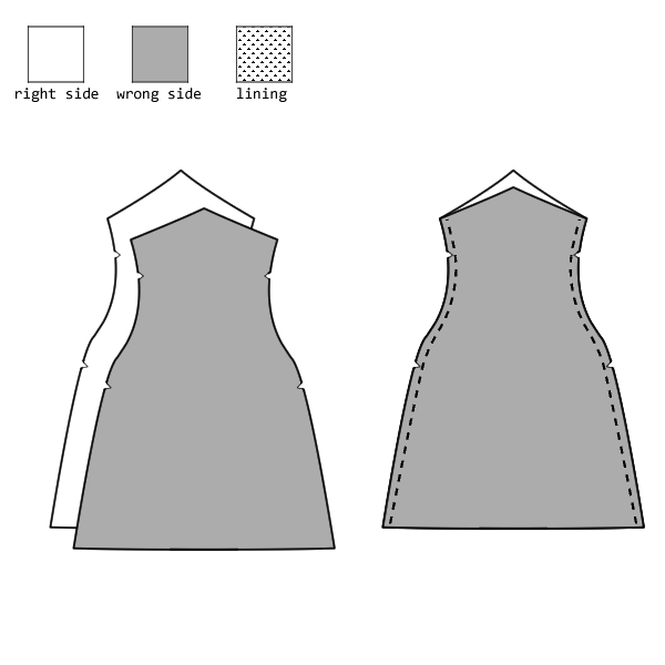 Attach front and back panels together